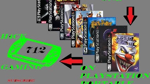 PSX2PSP Convert Playstation 1 games to play on a modded Playstation Portable