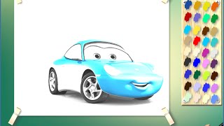 Disney Painting Games Disney Cars Coloring Pages screenshot 3