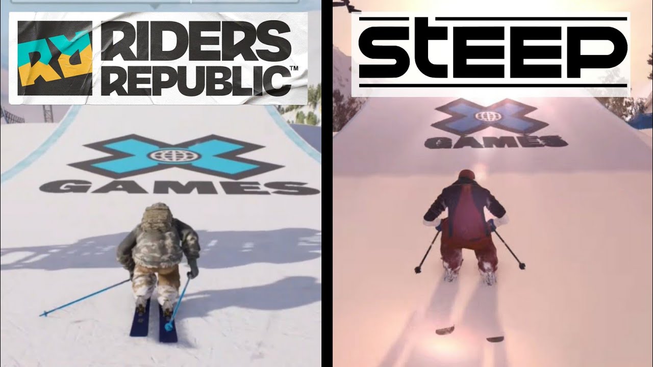 Riders Republic VS Steep Part 2 PS5 Comparison YouTube