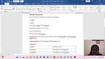 Simulasi Routing Dinamis (OSPF) di sisco untuk optimasi trafik jaringan