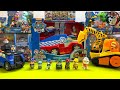 Paw patrol asmr toy collection reviewrubble pup squad racers mighty movie  marshall asmr