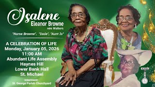 A Celebration of life Isalene Browne