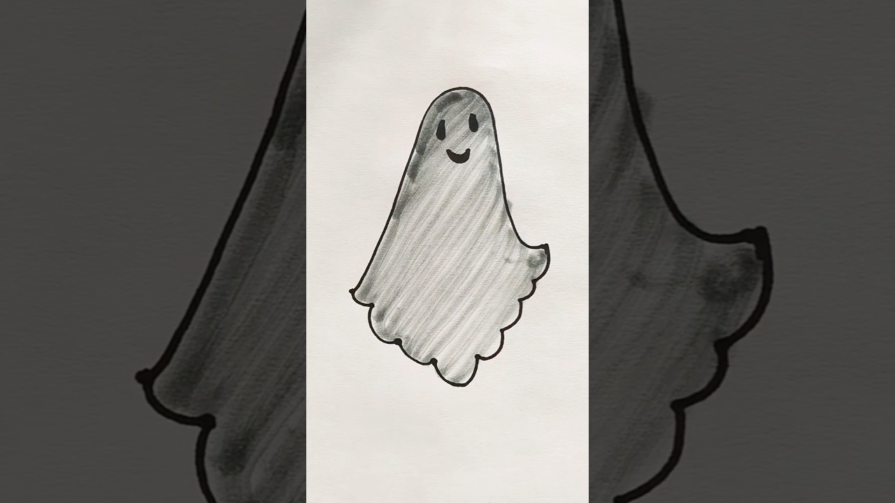Ghost Easy Drawing 
