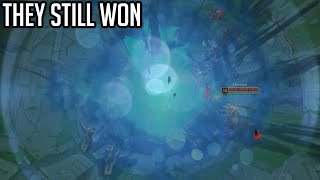 Their nexus was destroyed and they won this ranked game (Insane Yorick bug)