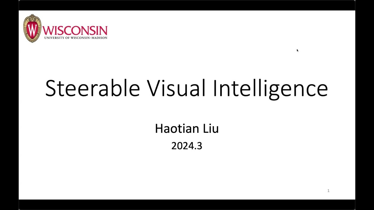 Steerable Visual Intelligence