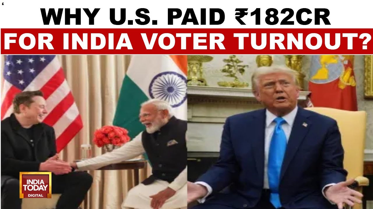 Why U.S Paid Money For India Voter Turnout? | Donald Trump Defends DOGE's $21 Million Fund Cut