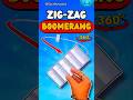 zig zag boomarrang oplqne #diy #origami #paperplane