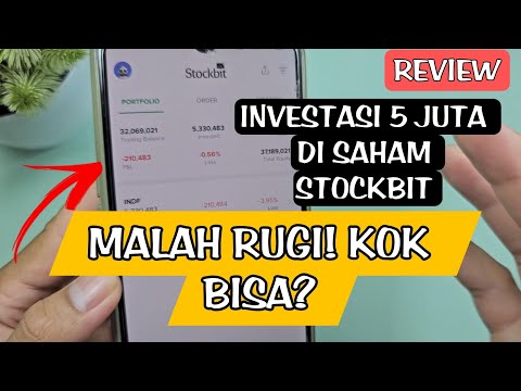 Beli saham 5 juta di stockbit malah rugi, STOP INVESTASI SAHAM KALAU TIDAK SIAP!