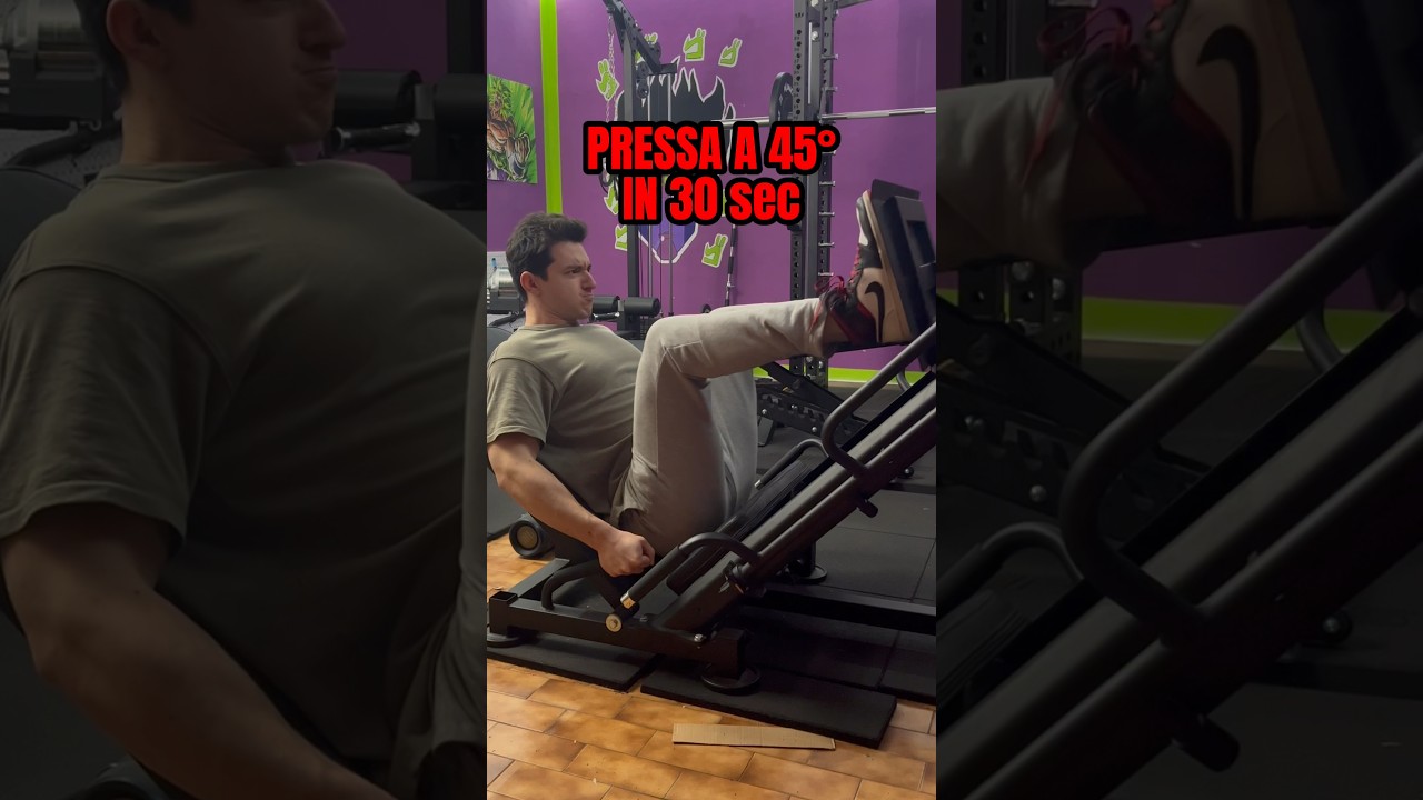 PRESSA 45 gradi in 30 secondi 