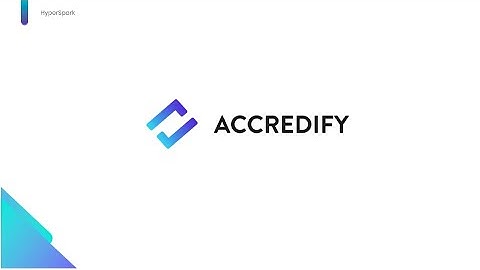 Accredify - HyperSpark Demo Day 2020