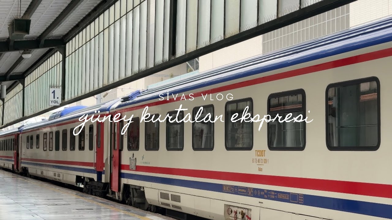 A Quiet Train Journey in Turkey | Güney Kurtalan Ekspresi & Sivas 🚂