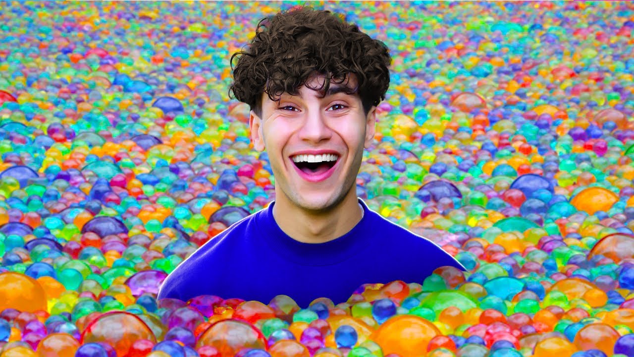 1 Miljoen Orbeez In Zwembad!