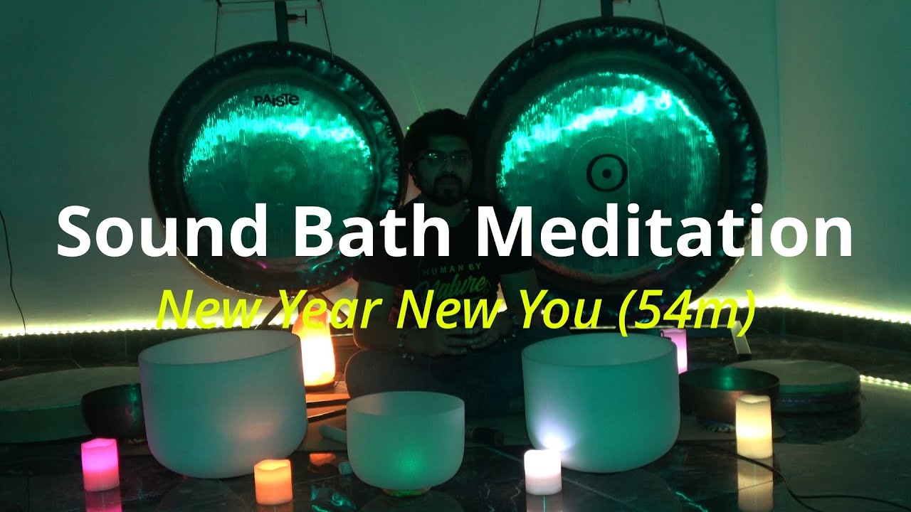 Gong Sound Bath Chakra Meditation New Year New You Intention & Law Of