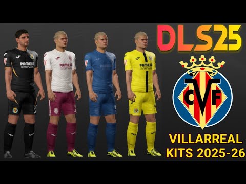 DLS 25 VILLARREAL KITS 2025 26 SEASON
