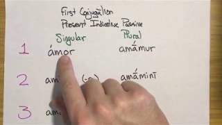 Latin - First Conjugation: Present Indicative Passive