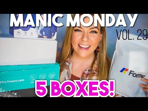 Manic Monday Vol.29 | 5 Subscription Boxes 2026 + Coupon Codes | MY NEW BOX IS HERE