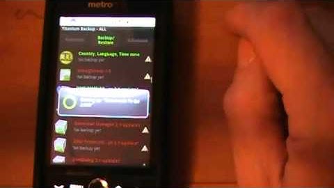 Using Titanium Backup to remove bloatware Huawei Ascend