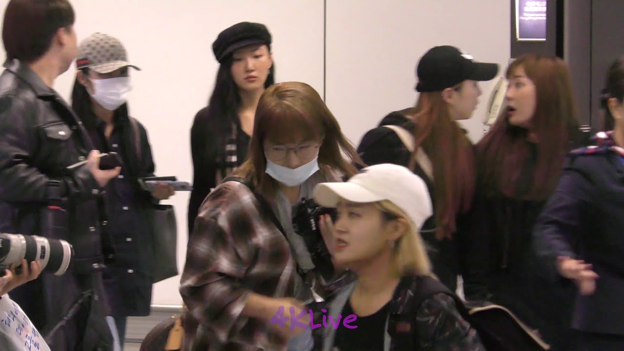 20181016 Mamamoo 마마무 Hong Kong Airport Arrival