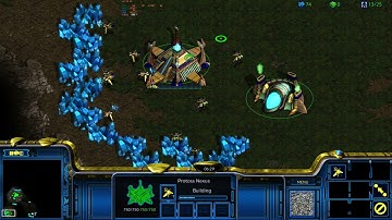 Starcraft 1 Protoss vs 7 Random Computers