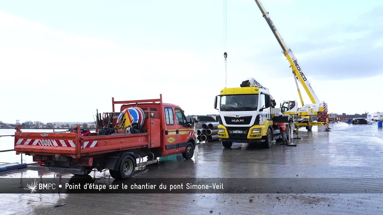 💾 Point d'étape - Le chantier du Pont Simone Veil #236 - Bordeaux Métropole Pourquoi Comment