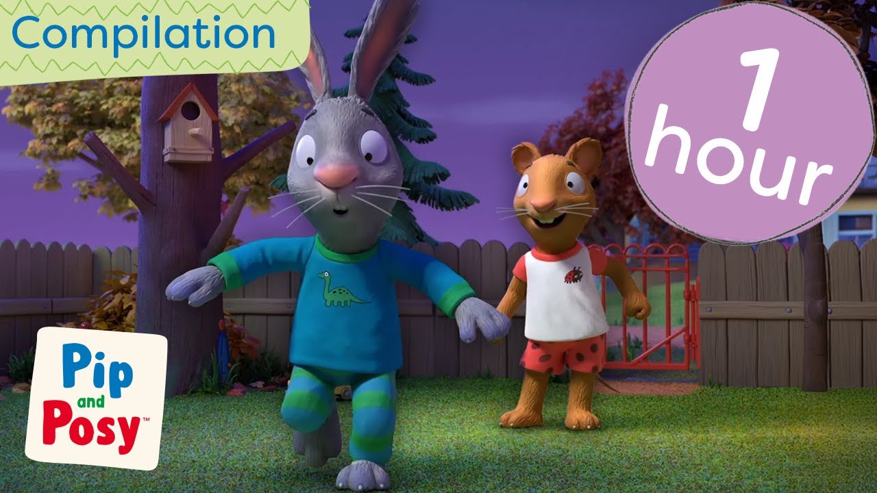 You are Invited to Pip and Posy's Sleepover! 💤🥱 | @pipandposy | 1 Hour of Cartoons | Compilation