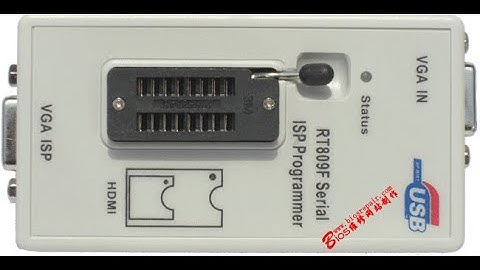 how to read led tv firmware TCL  with Rt809f Programmer