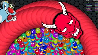 World&#39;s Hardest Funny game 😂 WormsZone.io oggy Saamp Slither io highest score #863
