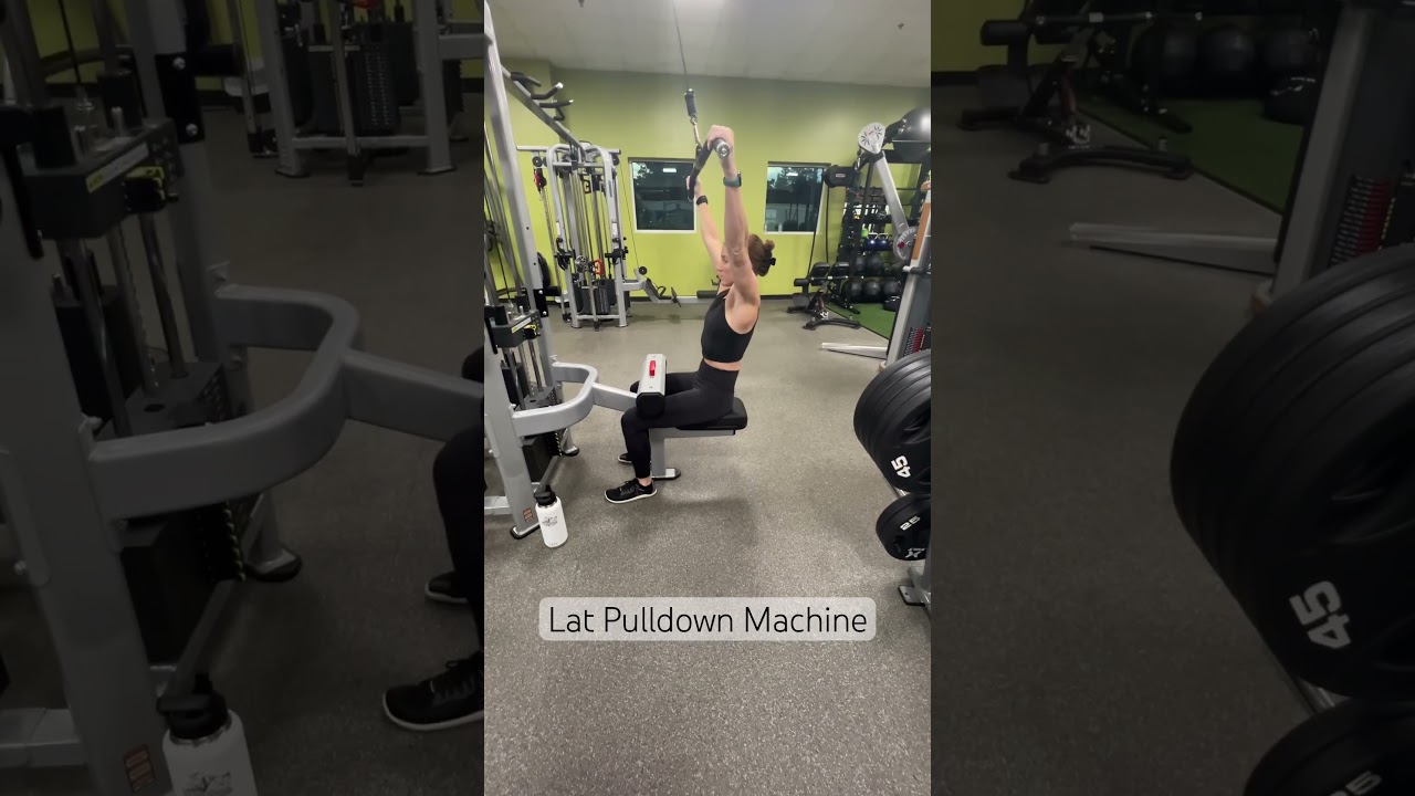 Seated Lat Pulldown Machine 