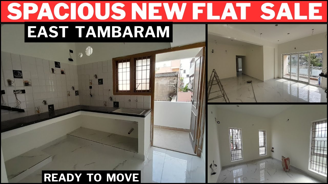 Spacious new flats for sale in East tambaram/Ready to move flat sale in chennai 