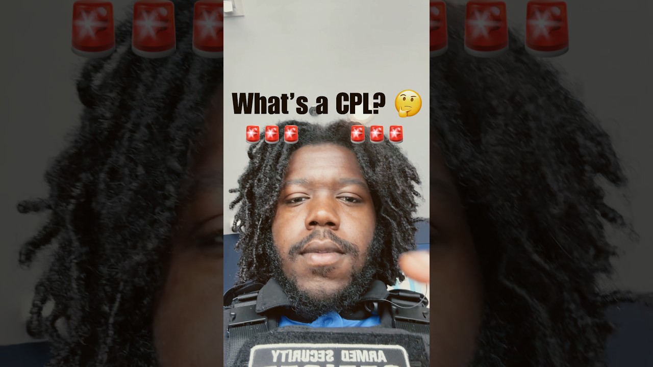 CPL = Legal Carry. No CCW charge. 