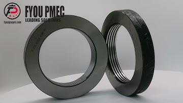 Stub ACME Thread Gages  5 3/4"- 4 TPI Stub ACME -2G GO/NO GO  Thread Ring Gauge