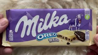 Rare Asmr- Milka Oreo White