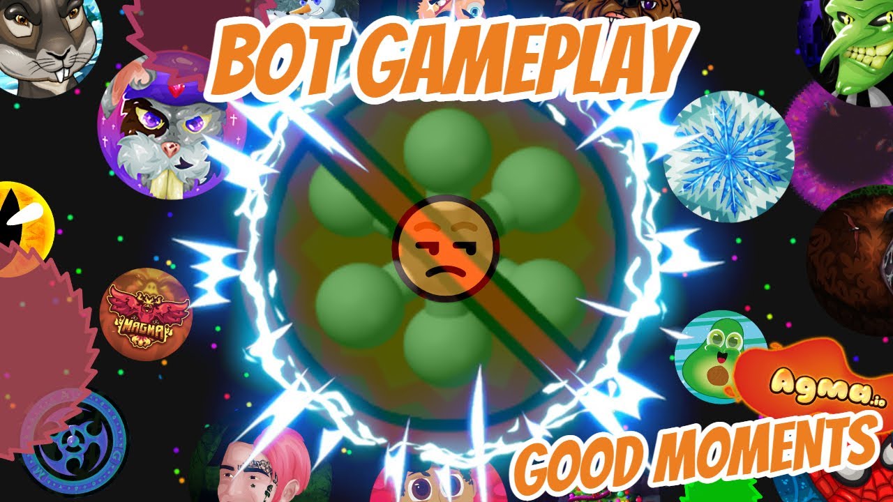 AGMA.IO Mobile 🤖 BOTS 🤖 Gameplay & Good Moment’s