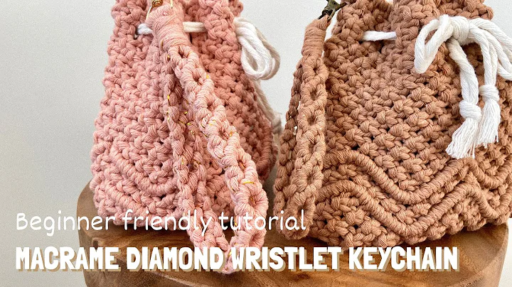 DIY Macrame Keychain / Wristlet Strap Tutorial