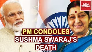 PM Modi Condoles Sushma Swaraj's Death, Watch Reactions From Other Leaders