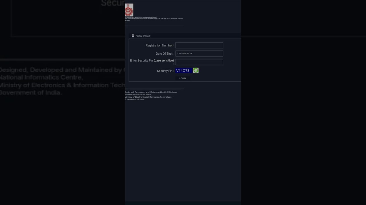 HSSC CET Group d result out link activate 