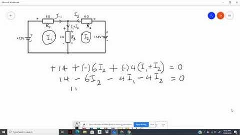 Mesh Circuit Analysis Part 2