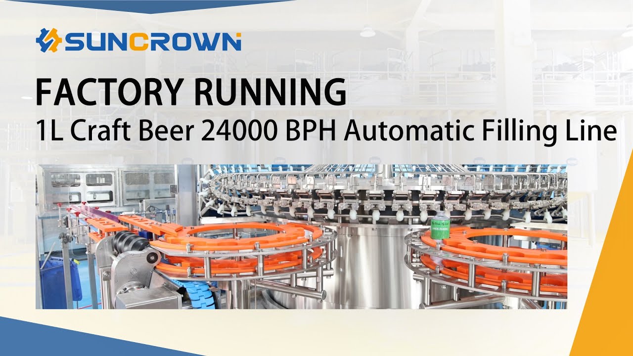 24000 BPH 1L Craft Beer High-Speed Filling Line