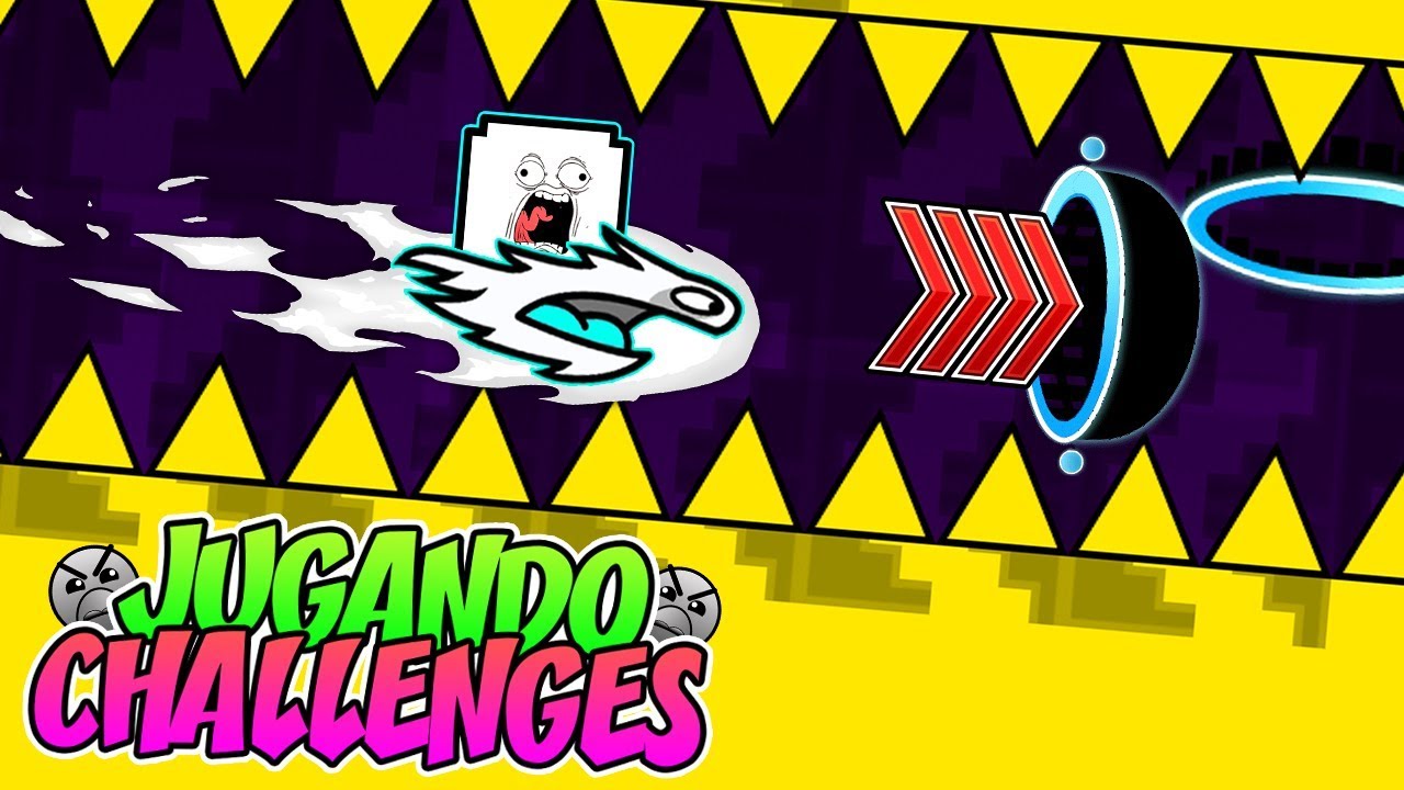 SUFRIENDO CON LOS CHALLENGES RAROS Y FAMOSOS DE GEOMETRY DASH | VRO