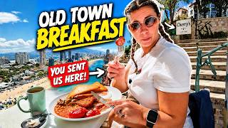 Old town Benidorm !! You sent us for This breakfast !!