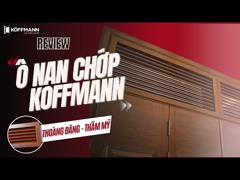 Koffmann review - &Ocirc; nan chớp tr&ecirc;n Cửa th&eacute;p v&acirc;n gỗ Koffmann