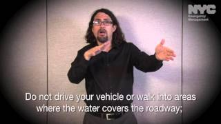 Notify NYC American Sign Language Message: Flood Warning
