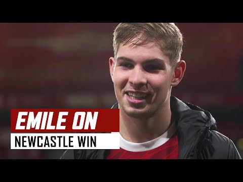 'I'm happy to assist Saka!' | Emile Smith Rowe | Arsenal 3-0 Newcastle | Premier League