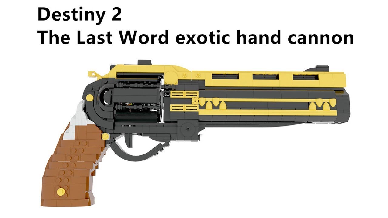 LEGO MOC Destiny 2 – The Last Word exotic hand cannon