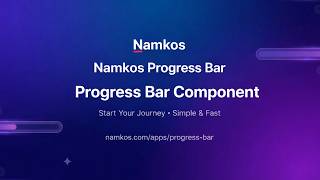 Namkos Progress Bar - 05 Progress Bar Setup &amp; Customization