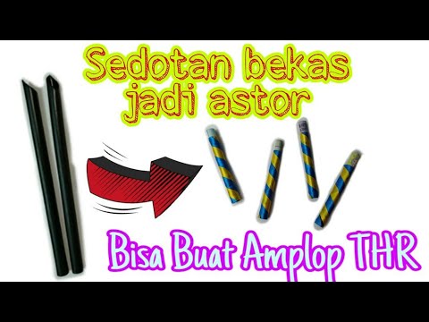 Tutorial Cara Buat Amplop  Astor Dari  Sedotan  Bekas YouTube