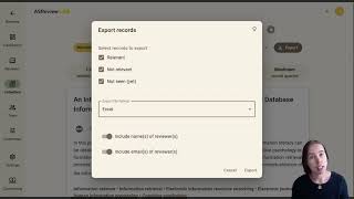 Exporting and Sharing Your Review in ASReview 2.0