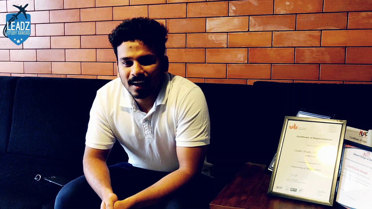 Leadz Study Abroad Fazil Basheer (UK University of Bedfordshire