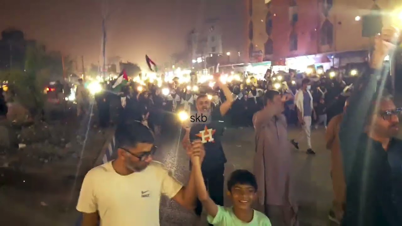 Protest Rally against the brutal assassination of Rehbar e Moazam Ayatollah Khamnayi #safoora