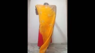 Male Wearing Bra Saree With Blouse. Crossdresser. Crossdressing